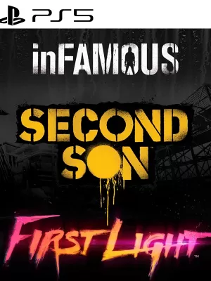 2 JUEGOS EN 1 inFAMOUS Second Son mas inFAMOUS First Light PS5	